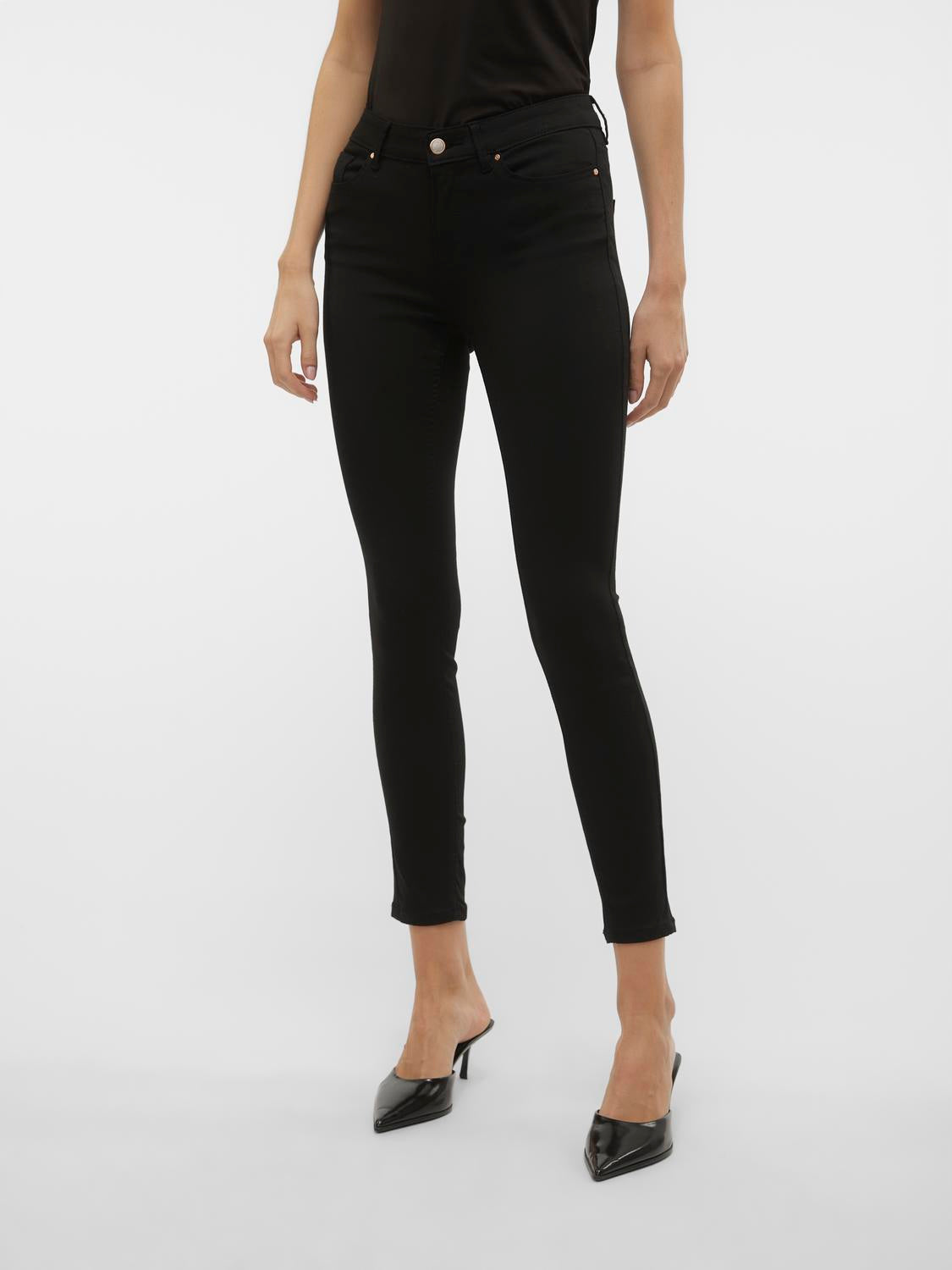 VMFLASH Skinny Jeans - Black